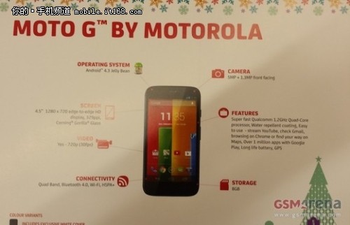 千元四核機(jī) MOTO G將于13日發(fā)布