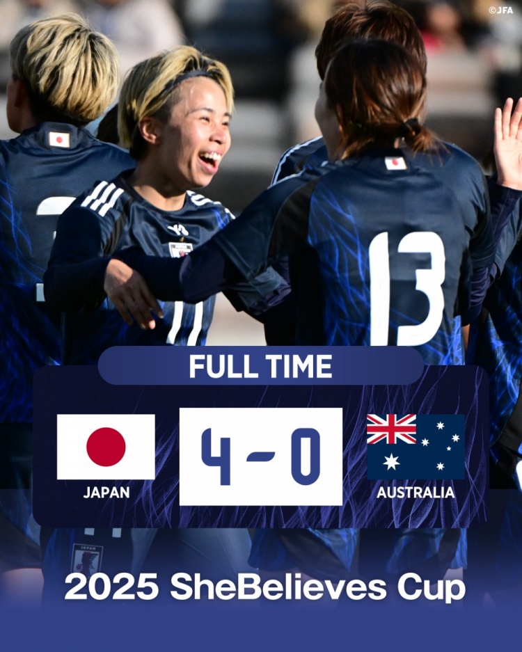  熱身賽日本女足4-0澳大利亞女足，田中美南2射1傳&長(zhǎng)谷川唯任隊(duì)長(zhǎng)