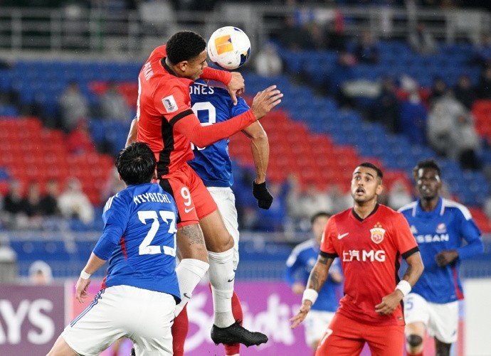  亞冠精英聯(lián)賽1/8決賽次回合，橫濱水手4比1上海海港