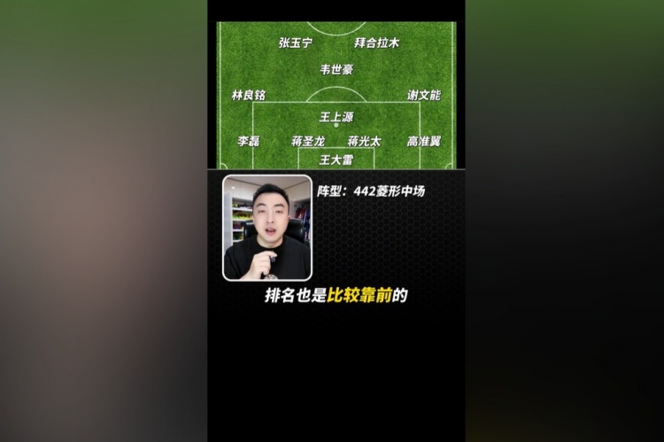  袁甲預測國足首發(fā)：可能塞爾吉尼奧要替補，首發(fā)是韋世豪