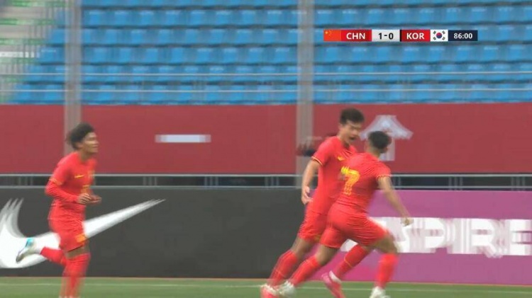  U22國(guó)足1-0韓國(guó)全場(chǎng)數(shù)據(jù)：控球率49%落后韓國(guó)，10射7正領(lǐng)先對(duì)手