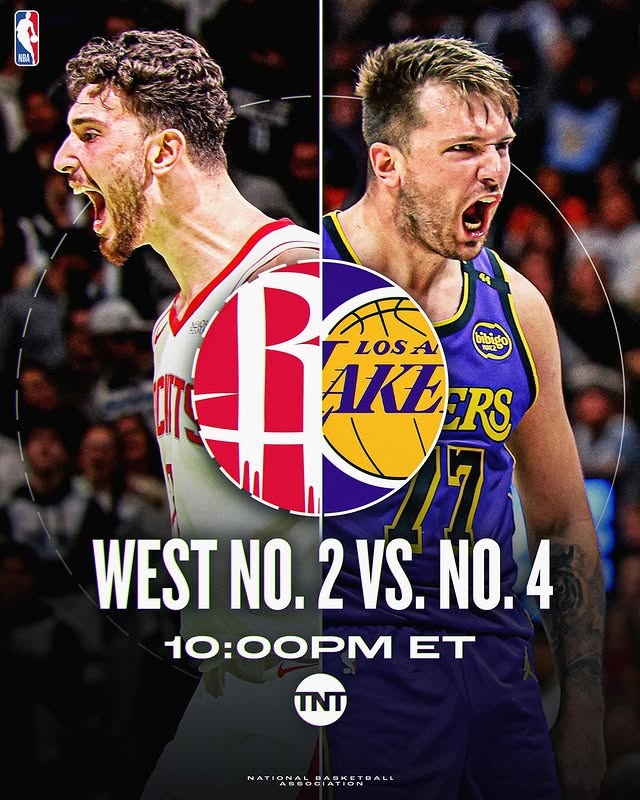  狂野西部焦點大戰(zhàn)！NBA官方發(fā)布火湖大戰(zhàn)海報：申京VS東契奇