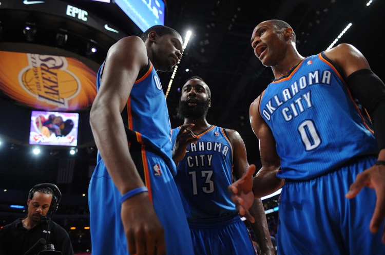  雷霆三少得分全部進(jìn)入歷史前20！他們是NBA歷史最大的如果嗎？